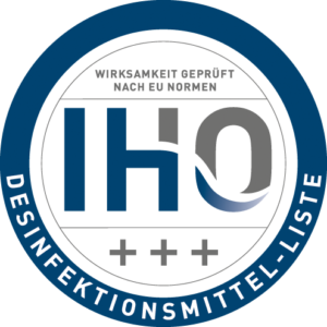 Unsere Desinfektionsprodukte sind IHO-zertifiziert
