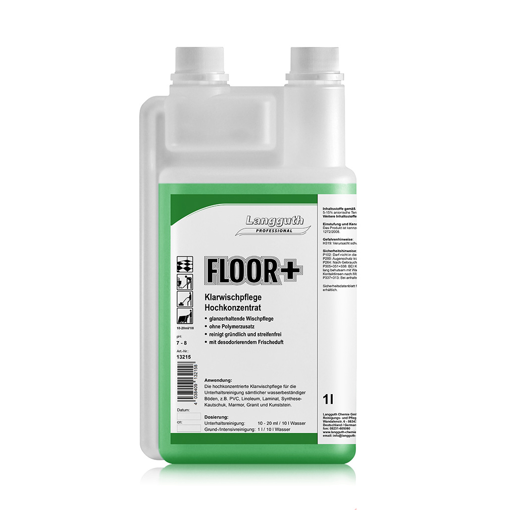 Floor Plus Klarwischpflege Hochkonzentrat 1l Dosierflasche