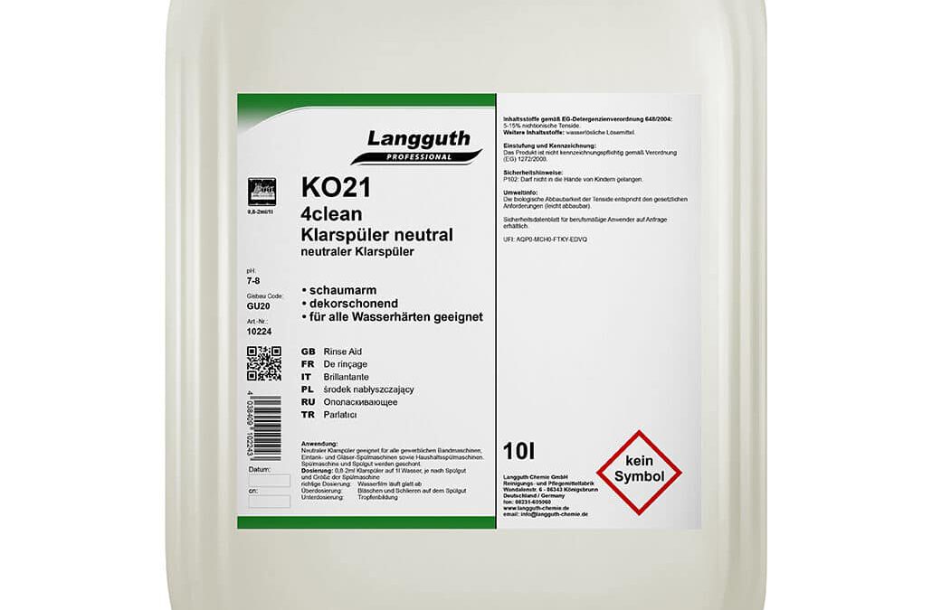 KO21 4clean Klarspüler neutral