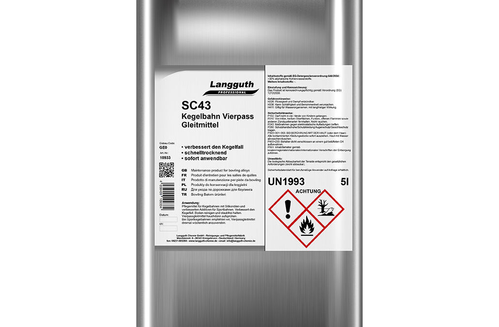 SC43 Kegelbahn Vierpass Gleitmittel