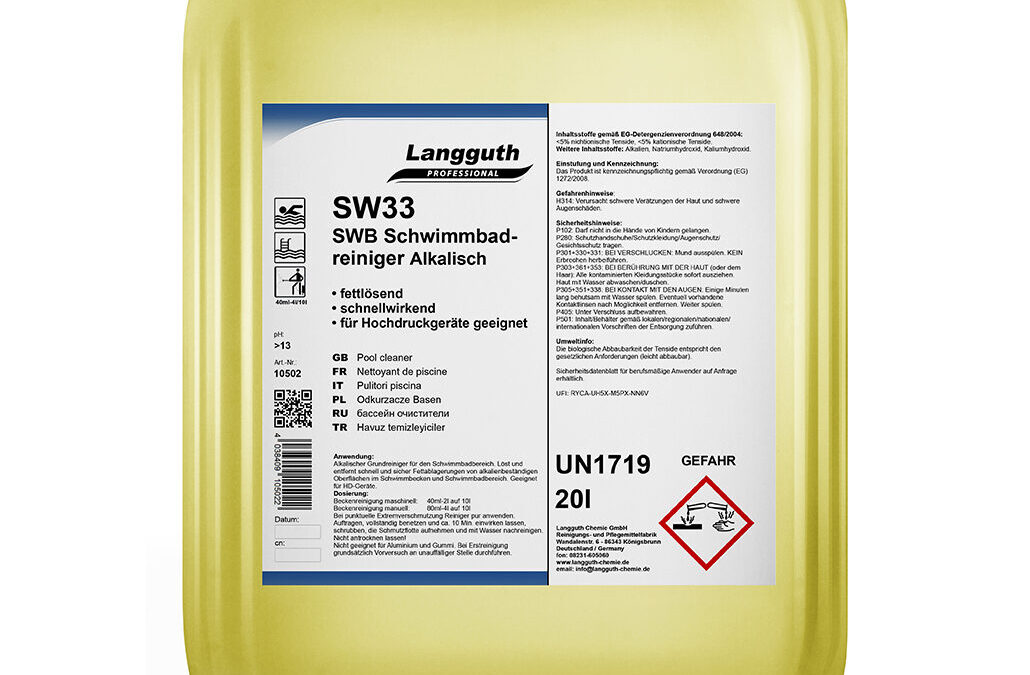 SW33 SWB Schwimmbadreiniger Alkalisch
