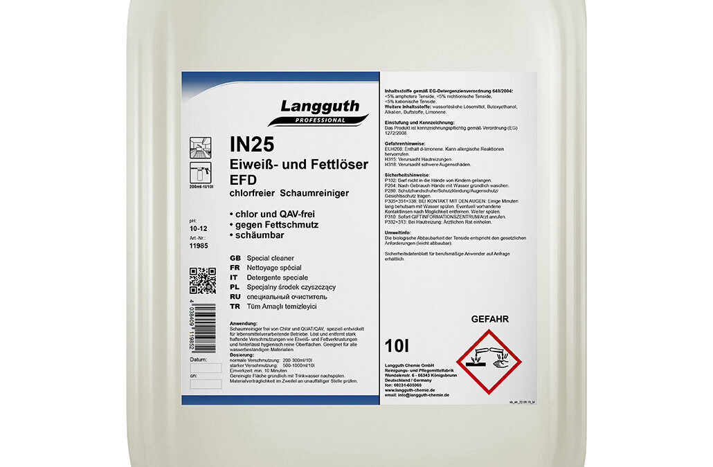 IN25 Eiweiss- und Fettlöser EFD