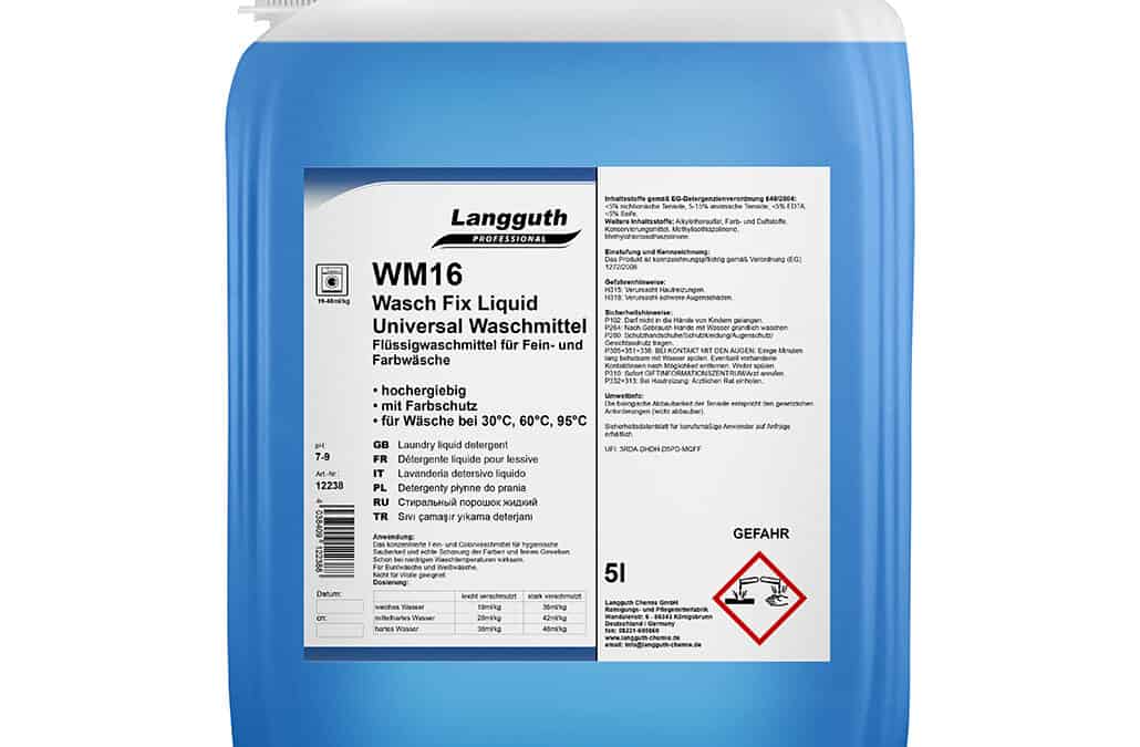WM16 Wasch Fix Liquid Universal Waschmittel