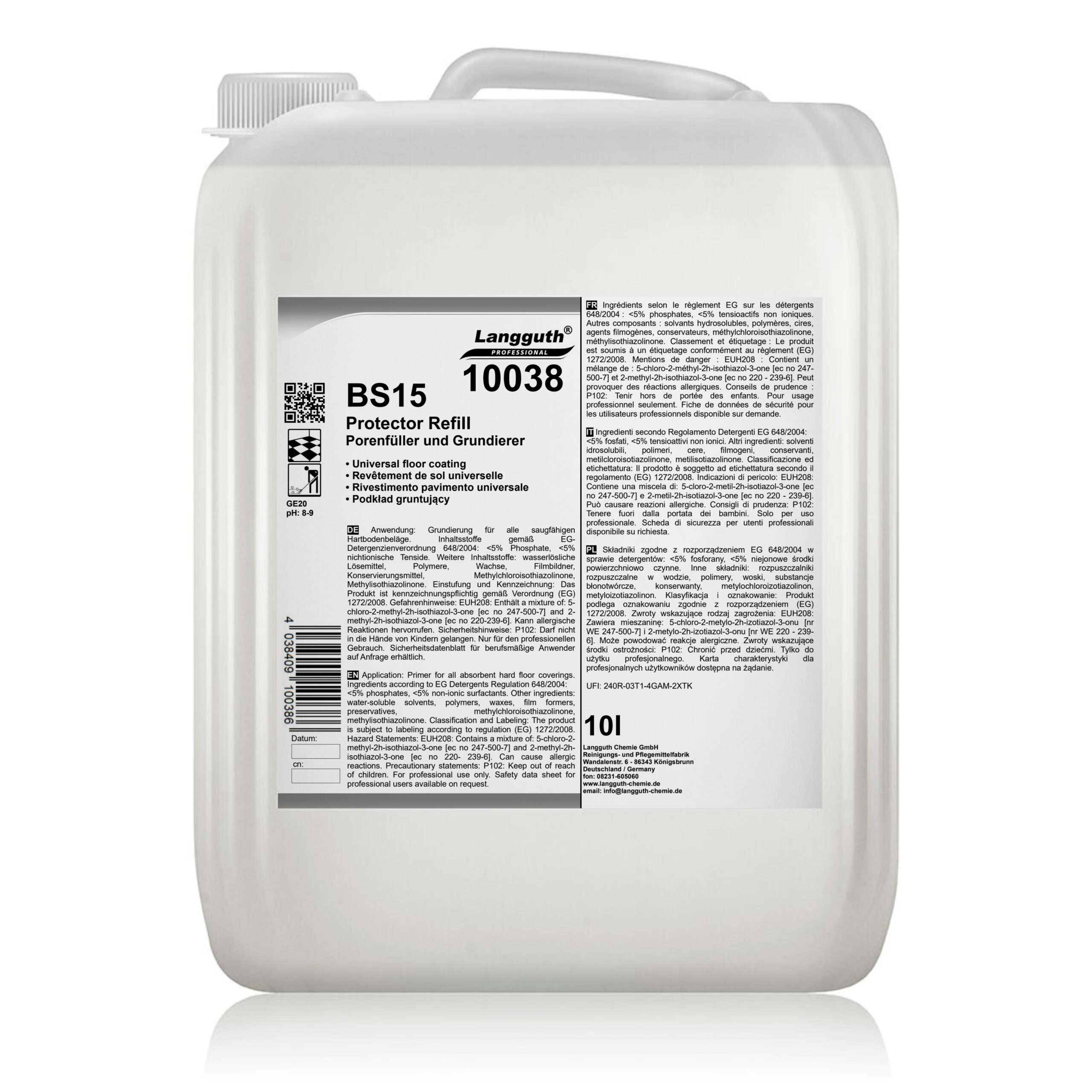 Floor Plus Klarwischpflege Hochkonzentrat 1l Dosierflasche