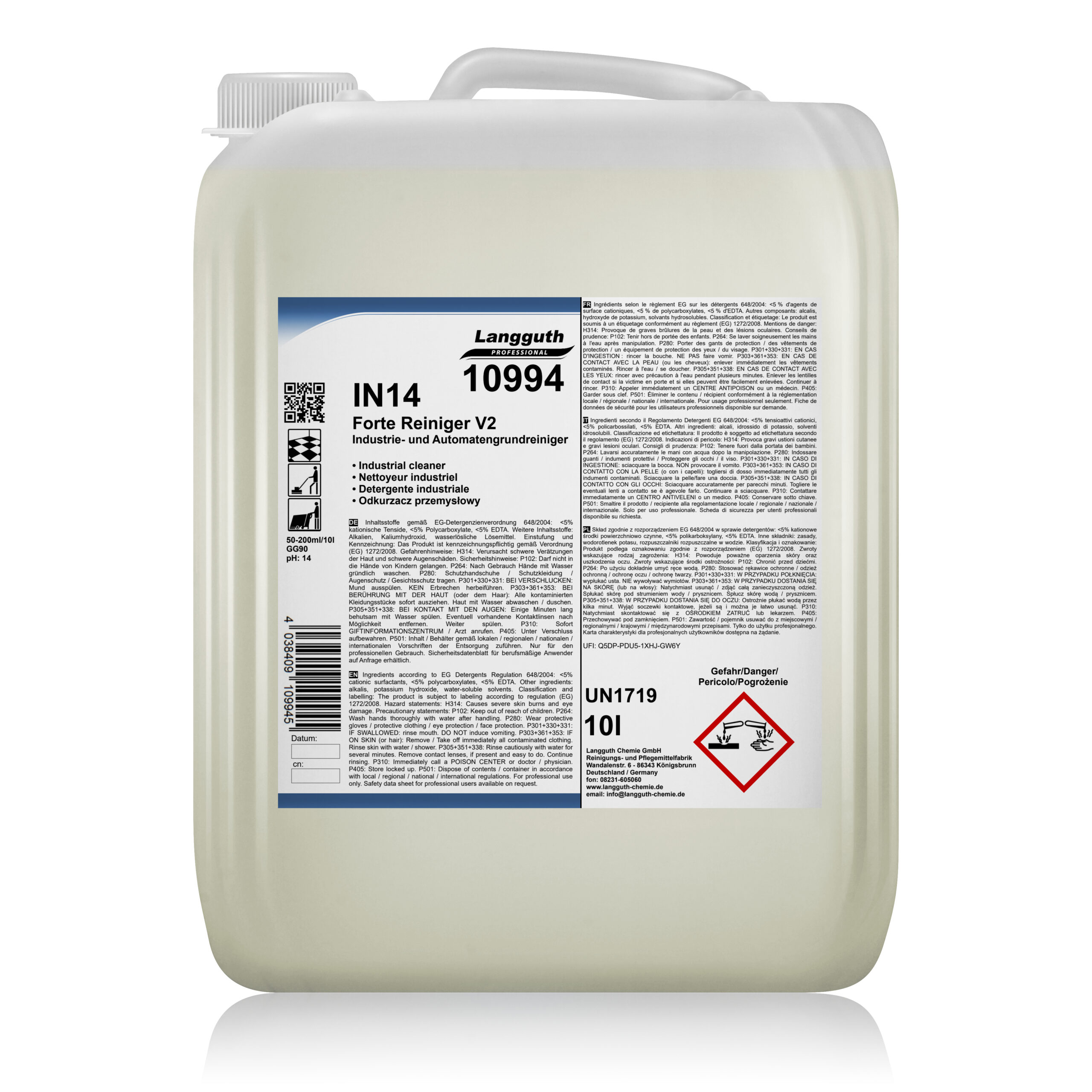 Floor Plus Klarwischpflege Hochkonzentrat 1l Dosierflasche