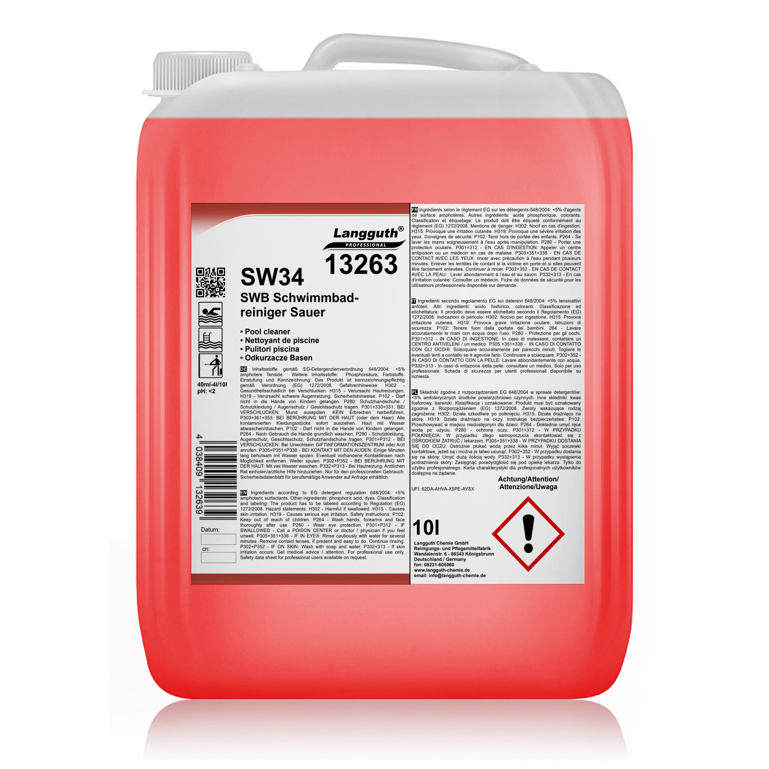 Floor Plus Klarwischpflege Hochkonzentrat 1l Dosierflasche