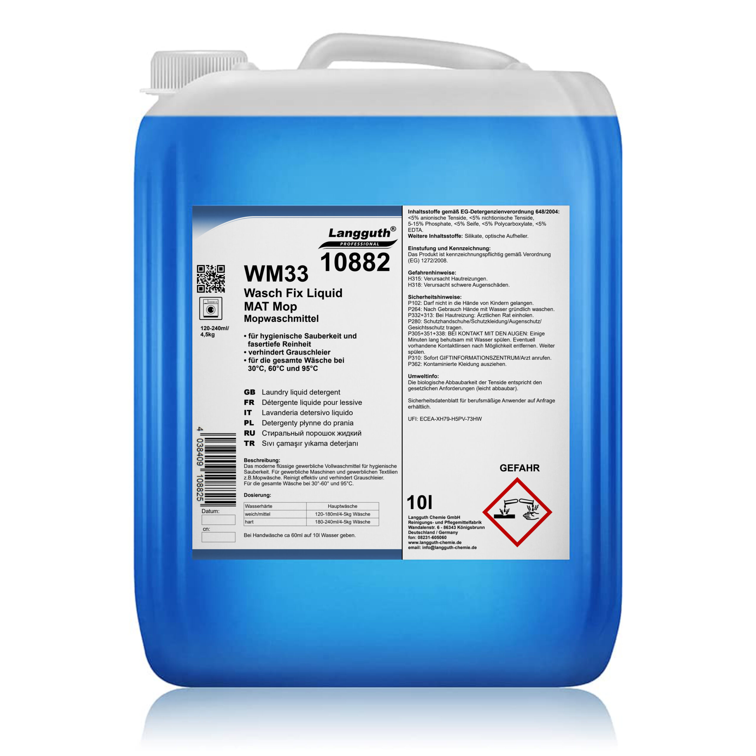 WM33 Wasch Fix Liquid Mat Mop